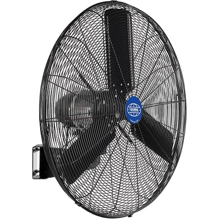 Global Industrial Outdoor Fan, Wall Mount, 30 in Blade Dia, 120V, Oscillating 292451